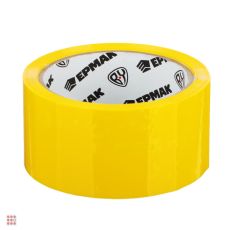 ЕРМАК Клейкая лента Желтая 48мм x 50м