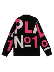Джемпер черный,белый,фуксия PLAYTODAY