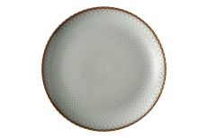Тарелка обеденная, 27 см, керамика, серо-бежевая, Серые ромбы, Mandala, 63232