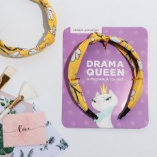 5329709 Ободок для волос Drama Queen, 16 х 19 см