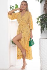П10279 Платье LADY TAIGA Желтое