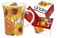 Кружка, 350 мл, фарфор N, оранжевая, Подсолнухи, Van Gogh, 56889