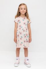 503238 CROCKID Платье бежевый, нежный цветок