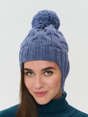 Шапка женская 8322 св.джинс VAY