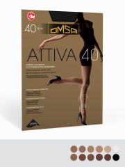 ATTIVA 40 Omsa Колготки Daino (Бежевый);Nero (Черный);Naturale (Бежевый);Camoscio (Коричневый);Visone (Коричневый);Marrone (Коричневый);Bianco (Белый);Fumo (Серый);Cioccolata (Коричневый);Sierra (Кори