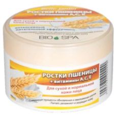 0290 Крем 200мл.с ростками пшеницы + вит. А,С, Е для лица в банке BELLE JARDIN