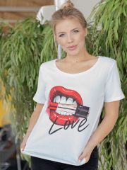 509666 ОПТМОДА Футболка Белый