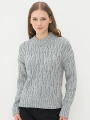 Джемпер женский 7242-40256 св. серый меланж BE YOU