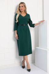 507775 LT Collection Платье изумрудный