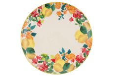 Блюдо, 36 см, керамика К, круглое, молочное, Лимоны, Capri, 62443