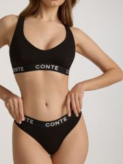 COMFY LINE LBE 2989 Conte elegant Бюстье black-silver