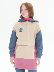 GFNC5294 Толстовка для девочек Коралловый(16) Pelican