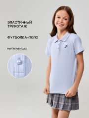 20240270108 Блузка детская для девочек Melissa голубой ACOOLA Kids