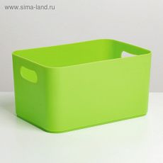 3090894 Корзина для хранения 2,3 л Joy, цвет салатовый