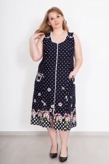 502254 Lika Dress Халат Черный/Рисунок