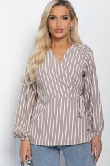 Б11450 Блуза LADY TAIGA Бежевая