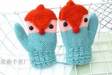 Варежки на 3-7 лет