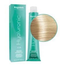 Kapous HY 901 Осветляющий пепельный, крем-краска для волос с гиалуроновой кислотой, 100 мл