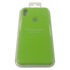 Силиконовый чехол для iPhone XS MAX лайм