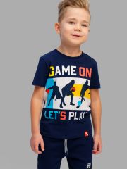 12512304 PLAYTODAY Фуфайка тёмно-синий