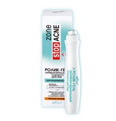 015448  Belita ZON STOP ACNE. Ролик-гель антибактериальный точечного действия, 15 мл