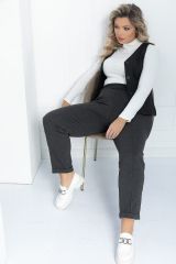 Б11948 Брюки LADY TAIGA Серые