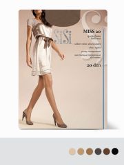 MISS 20 SiSi Колготки Moka (Коричневый);Daino (Бежевый);Naturelle (Бежевый);Miele (Бежевый);Nero (Черный);Grafite (Серый)