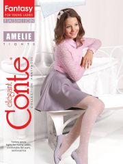 AMELIE Conte elegant Колготки Bianco;Natural;nero;grafit