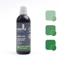 7584993 Краситель пищевой Kreda-WG 12 водорастворимый темно-зеленый,100г