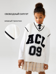 20210400043 Жилет детский для девочек Carlota молочный ACOOLA Kids