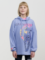 GFNK4268 Толстовка для девочек Лиловый(24) Pelican