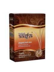 [AASHA HERBALS] Хна для волос индийская ВИТАМИНИЗИРОВАННАЯ стерилизованная, 80 г