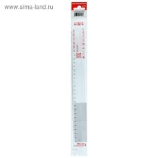 4916540 Линейка 30 см, Koh-I-Noor 742610, пластиковая, прозрачная