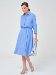 489939 Stilla Платье васильковый