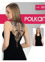 2317 Женская майка Polkan Черный