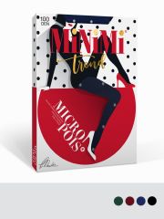MICRO POIS 100 (микрофибра в горошек) Minimi Колготки Blu (Синий);Verde Foresta (Зеленый);Bordo (Бордовый)