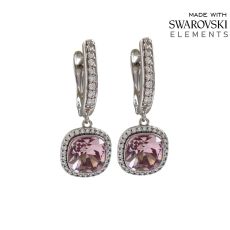 Серьги с кристаллами Swarovski