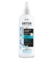 027376 Витэкс DETOX therapy. Антиоксидантный СОЛЕВОЙ СПРЕЙ для укладки волос с МОРСКОЙ ВОДОЙ, 200 мл