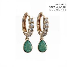 Серьги с кристаллами Swarovski