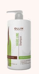 Ollin Basic Line Восстанавливающий шампунь с экстрактом репейнка 750 мл