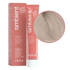 TEFIA Ambient 10.1 Перманентная крем-краска для волос / Экстра светлый блондин пепельный, 60 мл