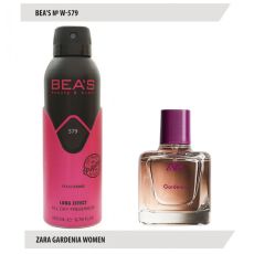 Дезодорант Beas W579 Zara Gardenia For Women deo 200 ml, Дезодорант женский Beas W579 создан по мотивам аромата Zara Gardenia