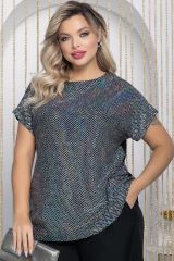 Б12092 Блуза LADY TAIGA Хамелеон