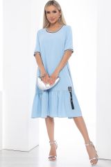 П8917 Платье LADY TAIGA Голубое
