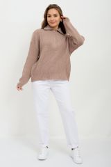 325365 Lika Dress Свитер Коричневый