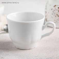 1852280 Чашка кофейная Добрушский фарфоровый завод «Белье», 120 мл