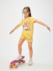 20220420096 Шорты детские для девочек Emilia желтый ACOOLA Kids