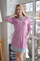 204078 Lika Dress Халат Розовый