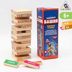 753774 Падающая башня с фантами, 54 бруска