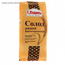 1519590 Солод ржаной ферментированный 300 гр. С.Пудовъ